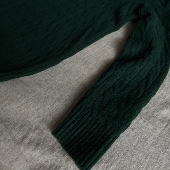 Ralph Lauren Moss Agate Men’s Wool Sweater size L ( Emerald Green) - Picture 3 of 5